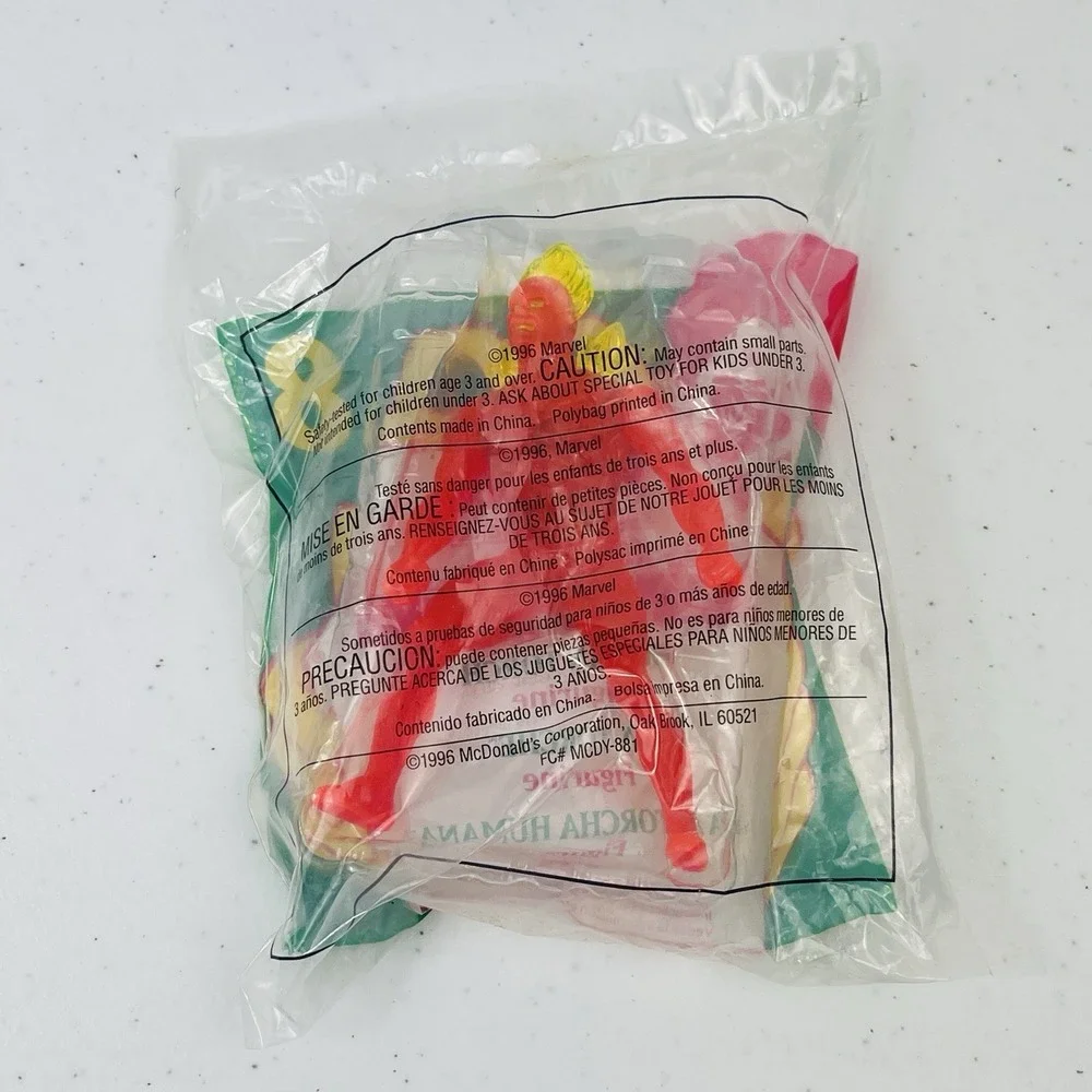 McDonalds Happy Meal Toy 1996 Marvel Super Heroes Human Torch 8 in Series